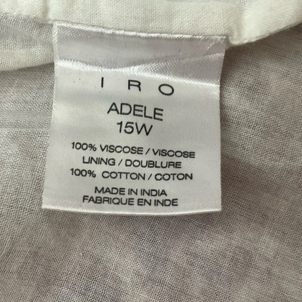 IRO Adele Ikat Print Shirred Mini Skirt 38 EU/ M US